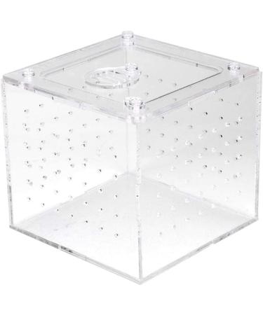 Reptile Breeding Box Reptile Terrarium Feeder Snakes Spider Lizard Feeding Acrylic Box Case Insects House for Lizard Chameleon Spider Frog Cricket Turtle Crab - Buy Online on GoSupps.com
