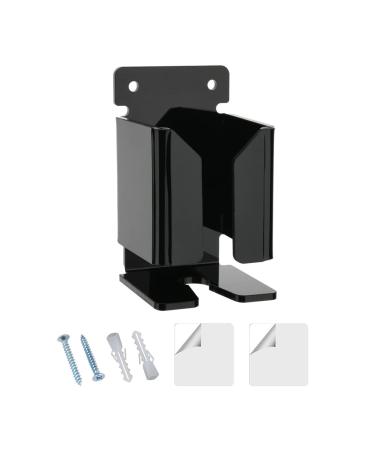 Amagogo wall bracket for electric organizer multi-purpose razor holder made of acrylic with two installations for shower and bathroom black