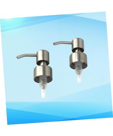 Unomor 6 Pcs Stainless Steel Cream Pump Heads - Bottle Accessories & Press Pumps for Easy Dispensing - Buy Online on GoSupps.com