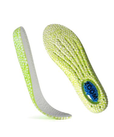 Sports Air Cushion Height Increase Insole Rebound Shock Absorption Height Increase Pad Breathability(35-36) 35-36 Gray