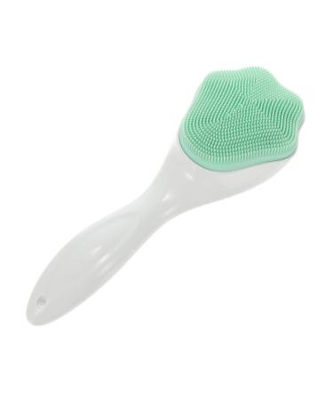 Silicone Face Brush Facial Clean Brush Face Brush Cleansing Deep Cleaning Brush Silicone Brush Face Scrubber Facial Cleansing Tool Cleansing Brush Face Massager Face 15.3x5.2cm