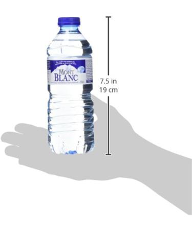 Mont Blanc Flat Mineral Water from the Alps 6 x 500 ml - Buy Online on GoSupps.com