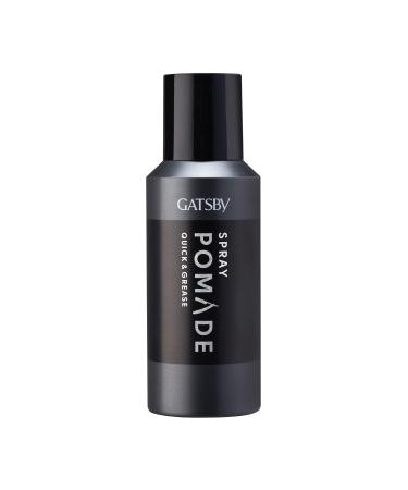Gats'by Men's Hair Spray Pomade - Quick & Grease 150ml - For Slicked Back Hair Style Shine Effect Non Sticky Spray Pomade - Hair Spray For Men