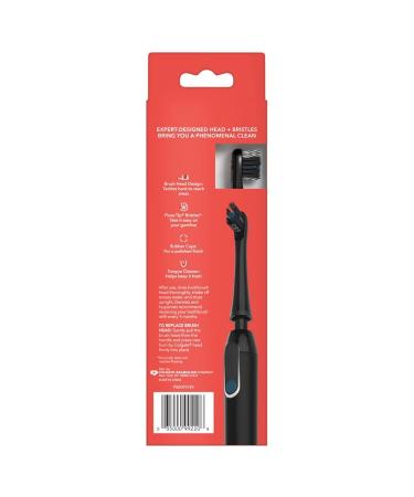 Hum by Colgate Replacement Toothbrush Heads - Black, 2 Count | Optimal Oral Care - Buy Online on GoSupps.com