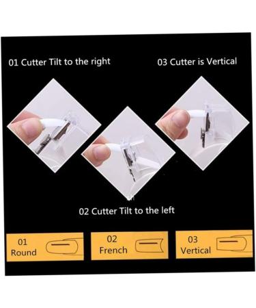 French Nail Clippers Nails Edge Trimmers False Nail Tip Scissors U-shaped Nail Clippers Salon Manicure Tool - Buy Online on GoSupps.com