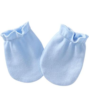 Baby Hat and Mittens Set | Newborn Baby Hats Caps & Scratch Mittens Gloves | 100% Cotton | 0-6 Months | Color6 - Buy Online on GoSupps.com