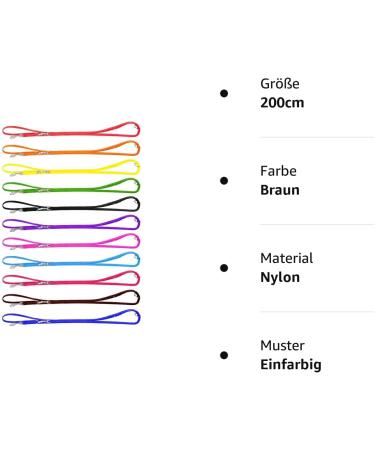 Mini Dog Leash 3-Way Adjustable Nylon 2m Brown - International Shipping Available - Buy Online on GoSupps.com