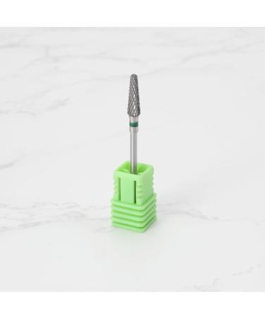 Be In Your Mind Milling Cutter Bit Hard Metal Milling Cutter 2.35mm Manicure Drill Bit Beauty Nail Drill Electric Manicure for Remove Gel Cuticles and Panel (Green C Coarse Teeth) - Buy Online on GoSupps.com