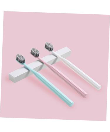 FRCOLOR Ultra-Fine Soft Toothbrushes Set - 3pcs Extra Soft Bristles for Sensitive Teeth - Gentle Manual Toothbrushes in Macaron Colors - Buy Online on GoSupps.com
