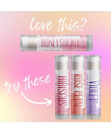 Delight Naturals Honeysuckle Lip Balm - Three Pack 3 Pack - Buy Online on GoSupps.com