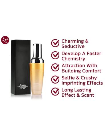 Golden Lure Pheromone Hair Oil 80ml - Luodais Classic Hair Serum with 5 Elegant Fragrances - Buy Online on GoSupps.com