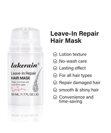 NICEFACE Leave-In Repair Hair Mask 50ml | Restore Dry & Damaged Hair | Reverses Bleach & Heat | Suitable for All Hair Types | International Shipping Available - Buy Online on GoSupps.com