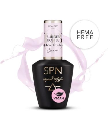 SPN Nails Professional Bubble Trouble Builder Bottle Cream Gel Nail Polish 10ml- Builder Gels for Nails Extension - Blush Pink Shade - Salon-Lasting Manicure LED/UV Lamp Curable - Buy Online on GoSupps.com