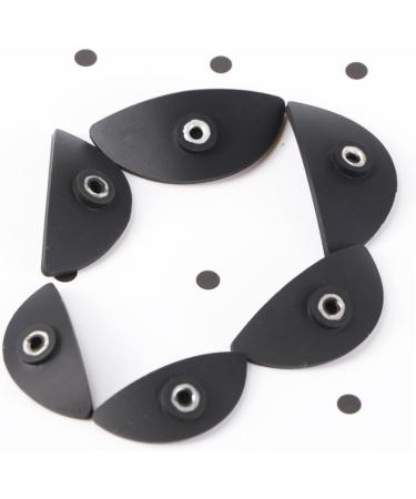 NOLITOY 12 Pcs Eyeshadow Eye Shadow Applicator Silicon Eye Shadow Stamp Eye Shadow Seal Tool The Lazy Crease 5*2.5cmx2pcs Blackx2pcs - Buy Online on GoSupps.com