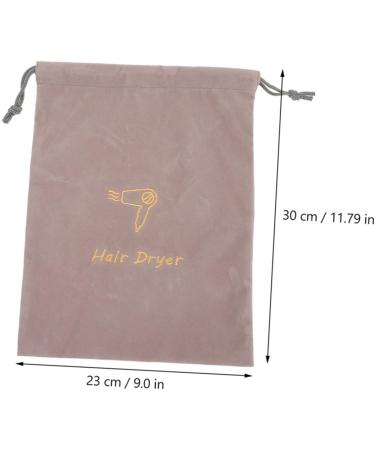 TOVINANNA 2pcs Velvet Bag Drawstring Fabric Bags Blow Dryer Retractable Cord Fabric Hair Dryer Bag Drawstring Bag Portable Hair Dryer Bag Hair Dryer Fabric Bag Hair Dryer Storage Bag - Buy Online on GoSupps.com