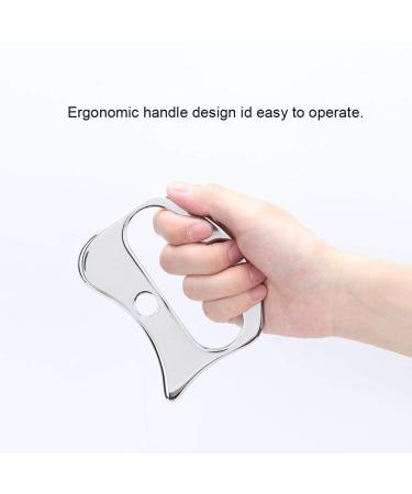 Premium Stainless Steel Gua Sha Board | Pain Relief Body Scraper Plate | Effective Massage Tool for Relaxation - Buy Online on GoSupps.com