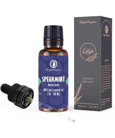 Premium Spearmint Essential Oil 30ML - 100% Pure & Undiluted - Ideal for Aromatherapy Diffusers & Massage - International Shipping Available - Buy Online on GoSupps.com