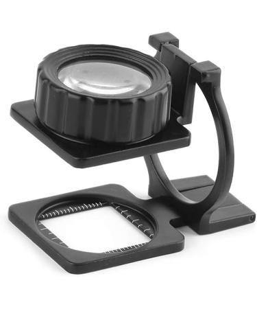 Metal Foldable Magnifier 20X Linen Tester Loupe Cloth Thread Counter Magnifying Glass Small Gift - Buy Online on GoSupps.com