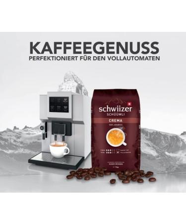 Buy Schwiizer Sch mli Crema Barista Whole Coffee Beans 1kg - UTZ Certified Smooth Taste Intensity 2/5 - Perfect for Coffee Lovers Worldwide - Buy Online on GoSupps.com