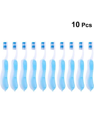 Healeeved 50-Piece Adult & Children's Travel Toothbrush Set - Soft Bristles Foldable Design & Dental Floss Picks - Perfect Outdoor Gifts for Kids - Buy Online on GoSupps.com