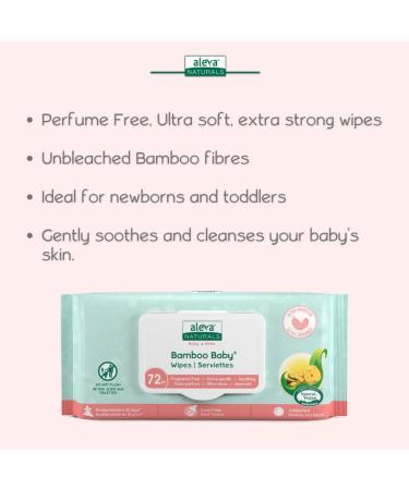 Aleva Naturals Sensitive Diaper Care Combo Pack Soothing Diaper Cream 100ml & Bamboo Baby Sensitive Wipes 72ct - Buy Online on GoSupps.com