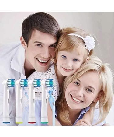 4 Replacement Toothbrush Heads for Braun Oral-B Electric Toothbrushes - Compatible Dentia Pack - Buy Online on GoSupps.com