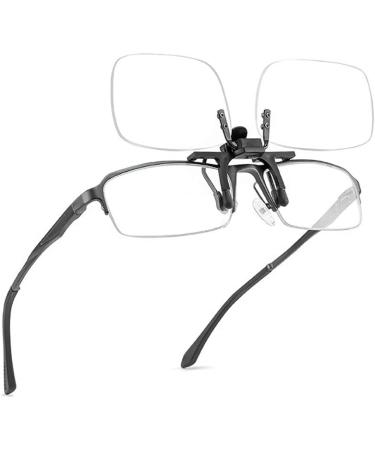 Buy HHCC Portable Reading Glasses - 2 Pieces with Clip Transparent Lens Anti-Blue Light +1.00 to +3.00 Diopters - International Shipping Available - Buy Online on GoSupps.com