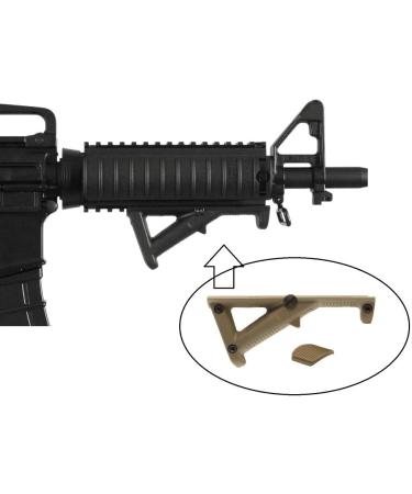 Buy Weapon Grip Long Angled Fore Grip for Weaver Rails (20-23mm) - FDE | International Shipping Available - Buy Online on GoSupps.com