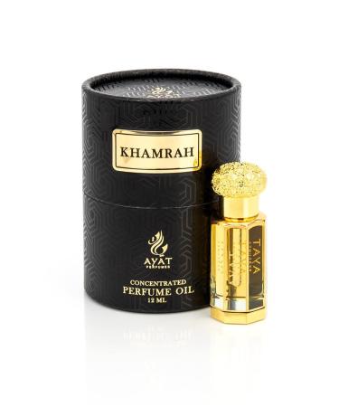 AYAT PERFUMES Perfume Extract 12ml | Pretty Bottle Packaged in an Elegant Box | Alcohol-Free Unisex Attar | Long Lasting Fragrance Oil | Arabian scent Made Designed in Dubai (Khamrah)