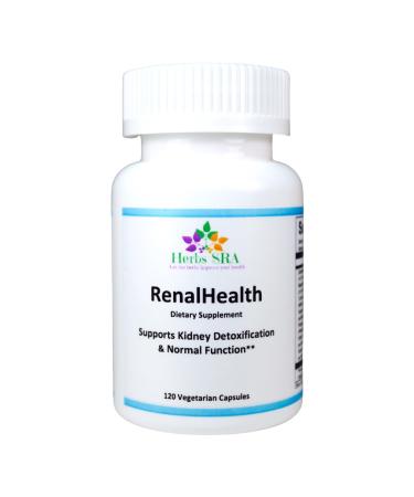 RENALHEALTH - Herbal Kidney Care: Dandelion & Turmeric Root for Detox and Balance 120 Vegetarian Capsules