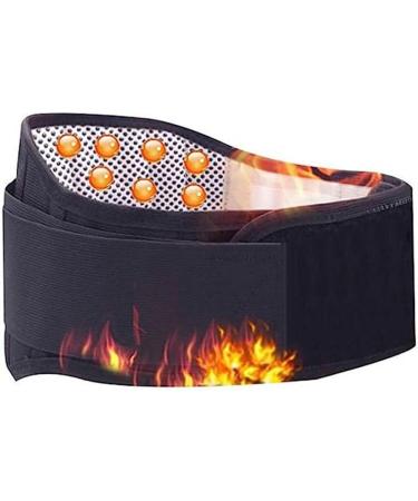 Self -warming back support adjustable pain relief in the lower lumbar belt at sciatica back pain herniated disc hernia stenosis of the spine prevention of (size: l)