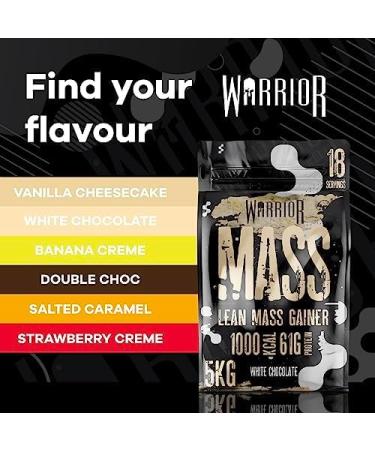  Warrior Warrior Mass Lean Muscle Weight Gainer Vanilla Cheesecake 5 kg - Buy Online on GoSupps.com