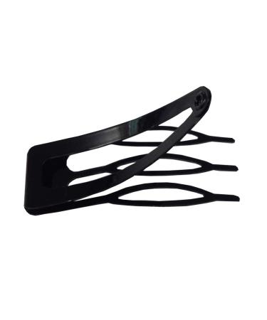 Revlon Rubberized Double Grip Black Hair Clips - 6 Count (Pack of 1) - Buy Online on GoSupps.com