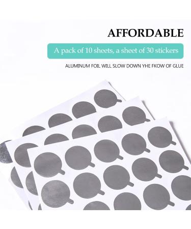300 Pieces Disposable Eyelash Extension Glue Sticker Pads | Holder Pallet for Easy Application - Buy Online on GoSupps.com