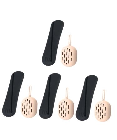 minkissy 4 Sets Beauty Egg Cosmetic Bag Makeup Brush Pouch Portable Cosmetic Organizer Cosmetic Tools Protector Makeup Organiser Portable Brush Make up Travel Sponge Box Silica Gel