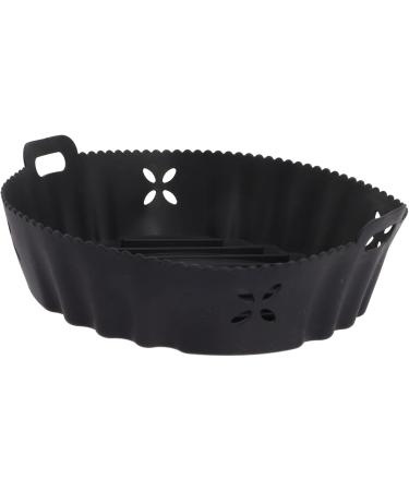 Alipis 2pcs Air Fryer Supply Kitchen Baking Liner Air Fryer Pot Aluminum Pans with Lids Airfryer Blackx2pcs 20x6.5cmx2pcs - Buy Online on GoSupps.com