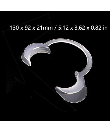 Lezed Cheek Holder C-Shape Mouth Opener | 20 Transparent Dental Tools for Care & Party Games | Intraoral Challenge - Buy Online on GoSupps.com