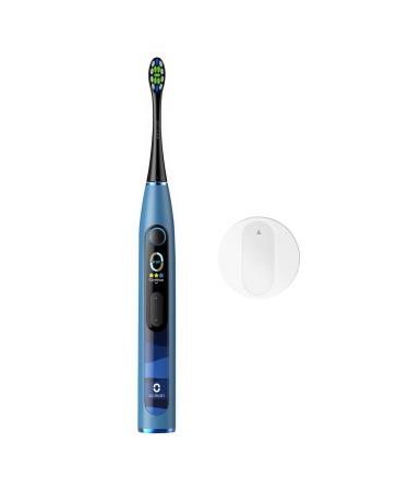 Oclean Smart Sonic Electric Toothbrush  XS Rechargeable Toothbrush with Color Screen  5-Mode&5-Intensity  40000rpm Maglev Motor  Visualized/Emoji Feedback Power Toothbrush/Smart Timer (Blue)