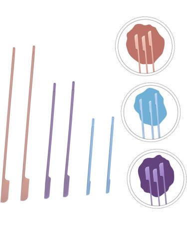 Hemoton 18 Pcs Beauty Scraper Spatula Long Handle Bottle Scraper Cream Spoon Stick Mini Lotion - Buy Online on GoSupps.com