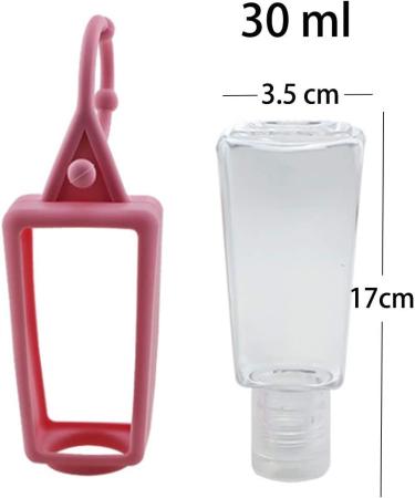 5 Pack Keychain Empty Squeeze Bottles with Holder - Travel Size 1 oz, Leakproof & Refillable - Perfect for Kids and Adults - Party Favor (5 Pack) - Buy Online on GoSupps.com