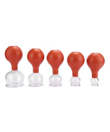 BYARSS 5pcs/set Cupping Cups Vitreous Body Massage Cupping Set