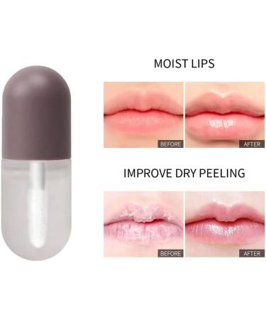 Mrinb Natural Lip Plumper - Transparent Mint Lip Gloss Moisturizing Lip Balm Repairs Dry Lips Advanced Lip Treatment - Buy Online on GoSupps.com