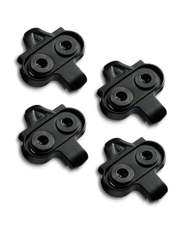 EVERBEAM Precision 2-Hole Bicycle Cleats for Spin Shoes | Compatible with Shimano SPD, Look-X Track | Single Direction Release | Spinning, Indoor Cycling, Racing Bike, | 2 Pairs, 4 Cleats