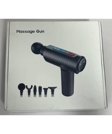 Uplayteck Massage Gun - 30 Speed Hand Massager with LCD Touchscreen & 6 Heads | Ultimate Relaxation for Shoulders Body & Back - Buy Online on GoSupps.com