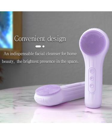 Kioball Electric Brush Heated Waterproof Pore Cleaner Silicone Belt Magnet Charger Cleansing Device Easy to Use Purple - Buy Online on GoSupps.com