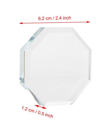 Premium Glass Eyelash Palette & Holder | Reusable Lashes Crystal Tray for Extensions & Glue - Buy Online on GoSupps.com