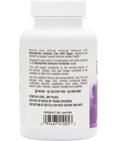 Nature's Plus Immune Zinc Berry Lozenges - 60 Count for Immune Support - Buy Online on GoSupps.com