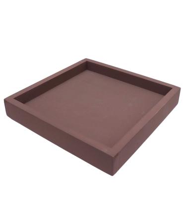 1Pcs 7.8 Inch Plastic Plant Saucer Tray, Square Flower Pot Drip Tray for Planter, Pot Plant Saucer Plant Container Accessories for Garden