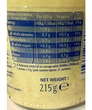 Mustard Bundle which Contains Grey Poupon Dijon Mustard 215g - Pack of 2 with Grocery List Card - Buy Online on GoSupps.com