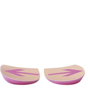 Healifty 1 pair of O/x Type Line orthopedic support insole medially side heel wedge insole silicone sheet legs corrector (beige and pink) - Buy Online on GoSupps.com